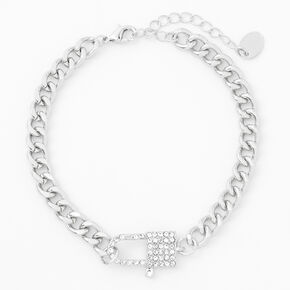 Icing Womens Sterling Silver Twisted Chain Anklet 